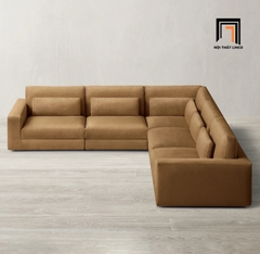 H3 Ghế sofa đơn giá rẻ DT118 Kibet màu nâu nhạt đẹp tinh tế