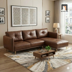 B1 Ghế sofa băng da sang trọng BT96 Foia 2m cho chung cư
