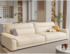 B1 Ghế sofa văng hiện đại 2m4 BHQ50 Esmond da chống trầy màu xám