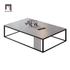 O2 Bàn sofa chữ nhật mặt đá xám BSF83 Smartee dài 1m2 giá rẻ