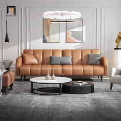 C5 Ghế sofa giường cao cấp GB98 Fabry 2m da giả cho văn phòng