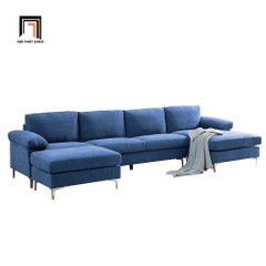 W3 Bộ ghế sofa góc chữ U giá rẻ GT64 Denavy 3m2 x 1m4 gia đình