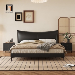 C1 Giường ngủ bọc da cao cấp GN96 Aubrey 1m6 cho gia đình
