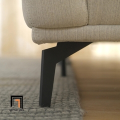 A1 Ghế sofa băng hiện đại 2m4 BT64 Orren màu kem vải nỉ mềm
