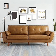 K1 Bộ ghế sofa văn phòng xanh đậm KT109 Rothry da công nghiệp