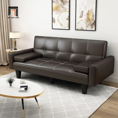 F2 Sofa giường xinh xắn màu hồng phấn GB59 Sheridan 1m9 vải nỉ mềm