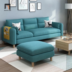 A5 Bộ ghế sofa băng kèm đôn vuông BT197 Colton 2m1 cho phòng khách