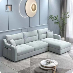 C5 Bộ ghế sofa góc giá rẻ GT53 Kles 2m4 x 1m6 căn hộ chung cư