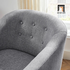 K3 Ghế sofa đơn xám trắng DT7 Dreer cho phòng ngủ xinh xắn