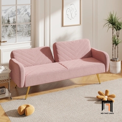 G1 Ghế sofa giường đa năng GB80 Casso dài 2m màu hồng cánh sen