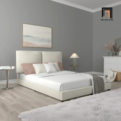 I2 Giường bọc nỉ cho phòng ngủ chung cư GN7 Arden 1m6 giá rẻ