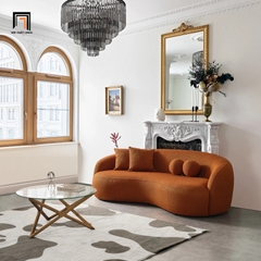 B3 Ghế sofa băng cong xinh xắn BT178 Kathrina 2m1 cho shop tiệm