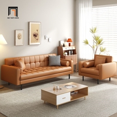 E2 Bộ ghế sofa da công nghiệp KT99 Najac cho văn phòng làm việc