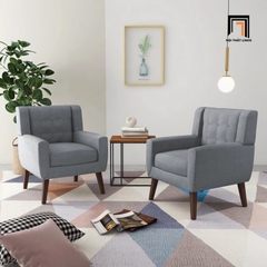 F3 Ghế sofa đơn gia đình vải nỉ DT96 Uixe màu xanh dương