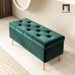 G1 Ghế sofa đôn chữ nhật dài 1m2 SB22 Toltek vải nhung sang trọng