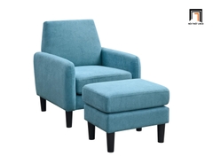 I3 Ghế sofa đơn vải nỉ xanh dương DT99 Betul phòng khách chung cư