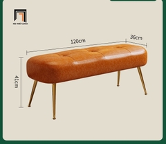 F3 Ghế sofa đôn chữ nhật SB20 Harpole da pu đẹp sang trọng