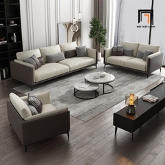 D2 Sofa da KT122 Trou kiểu dáng đẹp cho không gian sống
