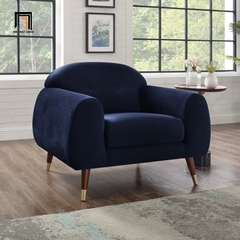 H2 Ghế sofa đơn vải nỉ giá rẻ DT83 Elishah cho sảnh chờ khách ngồi