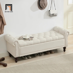 A1 Sofa chờ cao cấp SB50 Gowran 1m6 giật nút sang trọng cho sảnh lễ tân