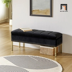 T3 Sofa bench SB8 Arlo 1m2 tông vàng sang trọng, hiện đại