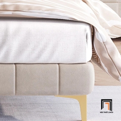 Giường ngủ kiểu dáng hiện đại GN53 Cato 1m6 x 2m vải nhung