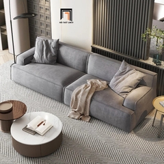E2 Sofa băng hiện đại màu xám BT179 Station 2m4 căn hộ chung cư