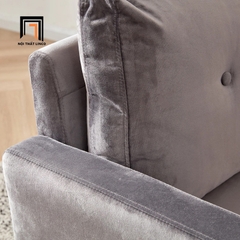 S2 Ghế sofa đơn nhỏ gọn cho văn phòng DT8 Brook vải nhung nỉ
