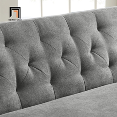 I3 Ghế sofa giường nằm vải nỉ xám tro GB30 Malack 2m cho phòng khách