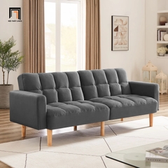 G3 Ghế sofa giường đa năng GB43 Teplyn 1m9 vải nỉ màu cam xinh xắn