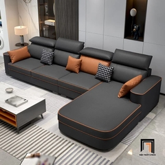 D1 Ghế sofa góc L sang trọng GT150 Orden 2m9 x 1m75 bọc da đẹp