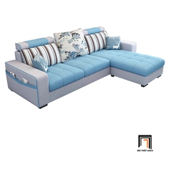D3 Bộ ghế sofa góc L sang trọng GT137 Hugo 2m4 x 1m6 phòng khách
