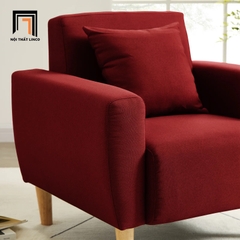 L1 Ghế sofa đơn màu đỏ xinh xắn DT2 Zaro trang trí shop tiệm