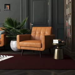 C2 Ghế sofa đơn cho văn phòng DT5 Gaige bọc da công nghiệp