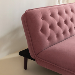 C6 Ghế sofa giường giật nút xinh xắn GB68 Jolee 1m8 màu xanh lá