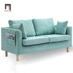 G1 Bộ ghế sofa phối màu nỉ đẹp KT81 Kiddy cho phòng khách nhỏ