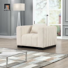 K2 Bộ ghế sofa phòng khách đẹp KT121 Peggy màu trắng kem
