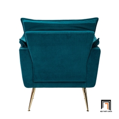 V2 Ghế sofa đơn vải nhung cao cấp DT4 Toulouse trang trí tiệm shop
