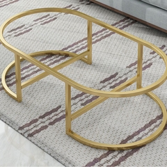 K3 Bàn sofa mặt đá oval 1m x 50 BSF16 Keen giá rẻ cho phòng khách