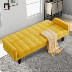 F5 Ghế sofa giường xinh xắn GB33 Montevia dài 2m màu vàng chanh