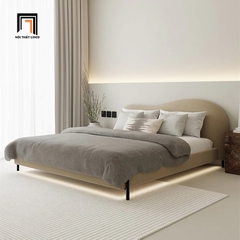 Giường ngủ vải nhung nỉ đẹp GN52 Jalyn 1m6 x 2m giá rẻ