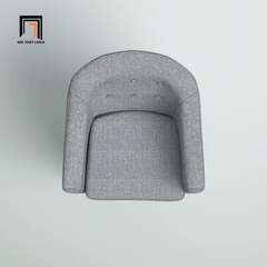 K3 Ghế sofa đơn xám trắng DT7 Dreer cho phòng ngủ xinh xắn