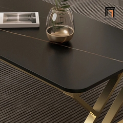I3 Bàn sofa mặt đá ceramic 1m BSF49 Tookman khung chân đẹp