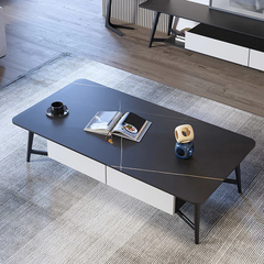 G1 Bàn sofa phòng khách hiện đại 1m1 x 55 BSF8 Camis mặt đá đẹp
