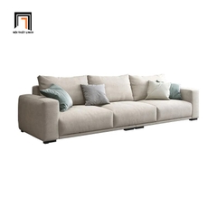 E1 Bộ ghế sofa góc L giá rẻ GT143 Omaha 2m3 x 1m6 vải nhung xám