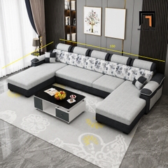 G2 Ghế sofa chữ U UT88 Beaver 3m3 thiết kế hiện đại tinh tế
