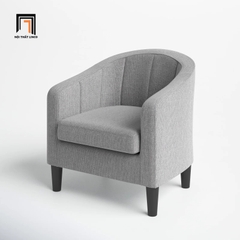 E2 Ghế sofa đơn xám trắng giá rẻ DT95 Alina phòng khách nhỏ gọn