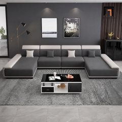 I3 Sofa U UT73 Ramia 3m2 thiết kế trắng đen tinh tế hiện đại