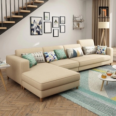 B1 Sofa góc L phòng khách sang trọng GT161 Charles 3m x 1m6 bọc vải