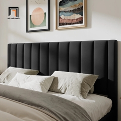 B3 Giường ngủ bọc vải nhung nỉ GN21 Will 1m6 x 2m màu xanh lá